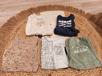 Lot 5 pyjamas 3 mois