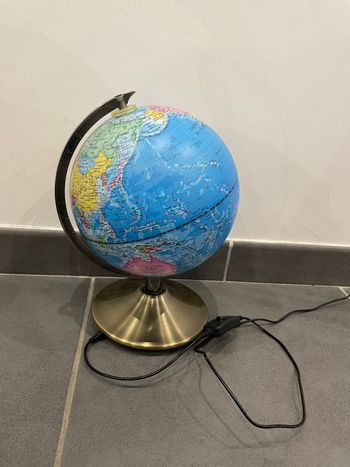 Globe terrestre lumière