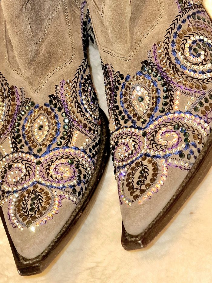 Botte cow boy Damy luxe et Swarovski - photo numéro 5