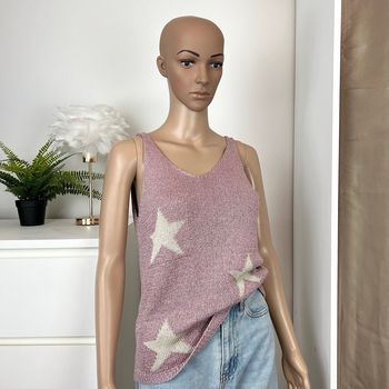 Débardeur lilas pailletée - Taile 36 S