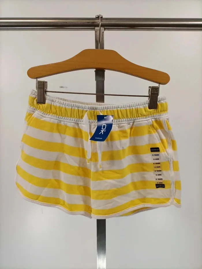 Lot de shorts pour enfants 9 ans jaune et vert - Okaidi A014 - photo numéro 8