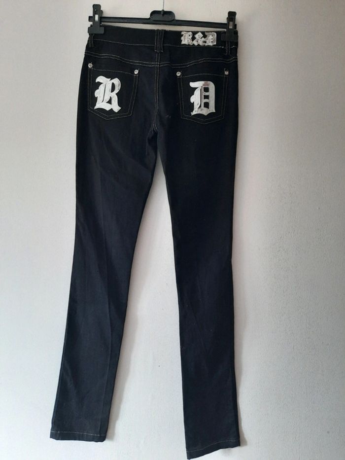 👖 jeans skinny noir femme Redial Taille S 👖 - photo numéro 3