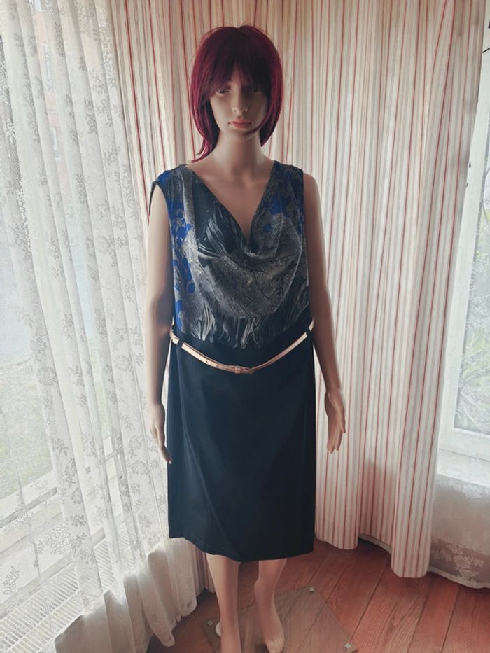 Jolie Robe D'Auvry fr 50 be 48 avec ceinture - photo numéro 3