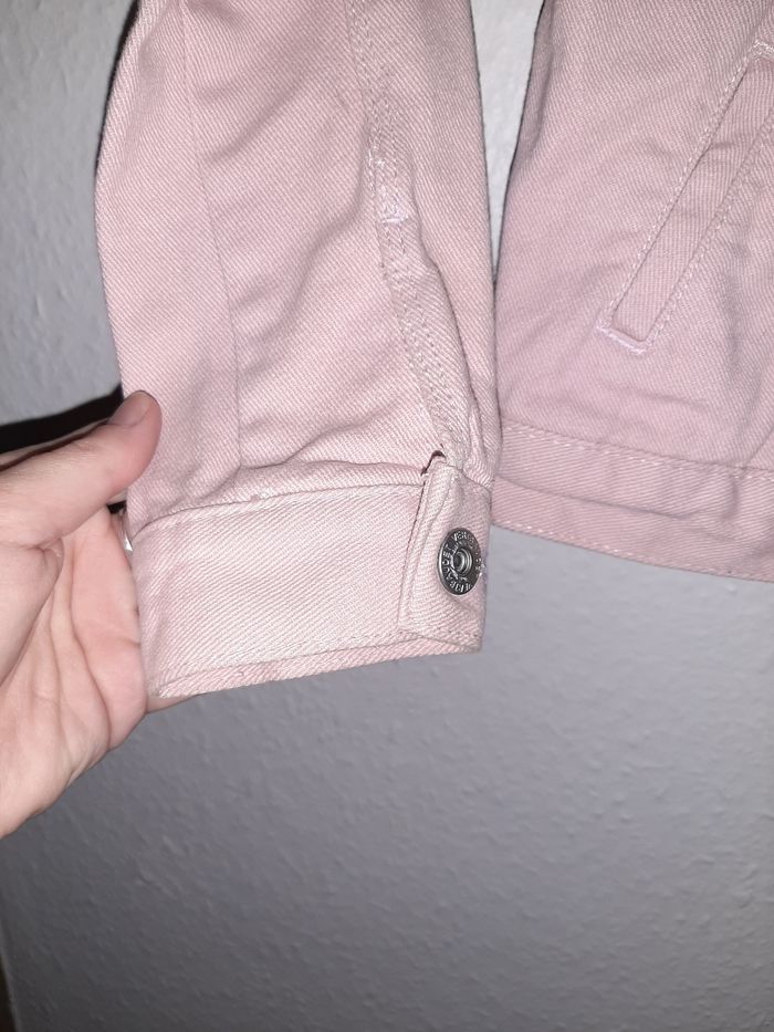 Veste en jeans rose - photo numéro 4