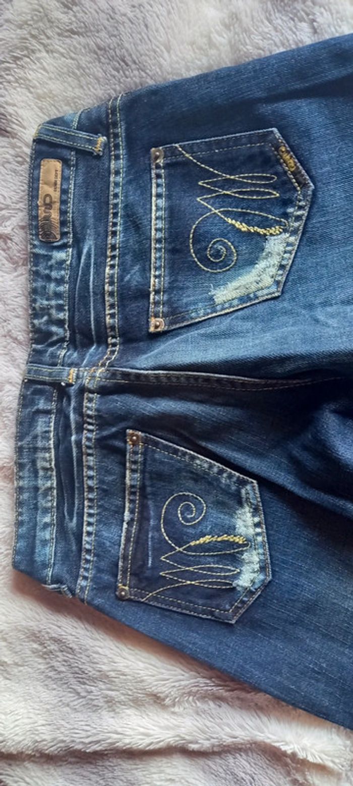 Jeans évasé taille basse - photo numéro 6
