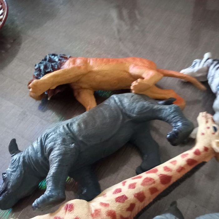 Lot de grandes figurines animaux de la savane - photo numéro 7