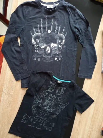 Tee-shirts noir garçon 12 ans