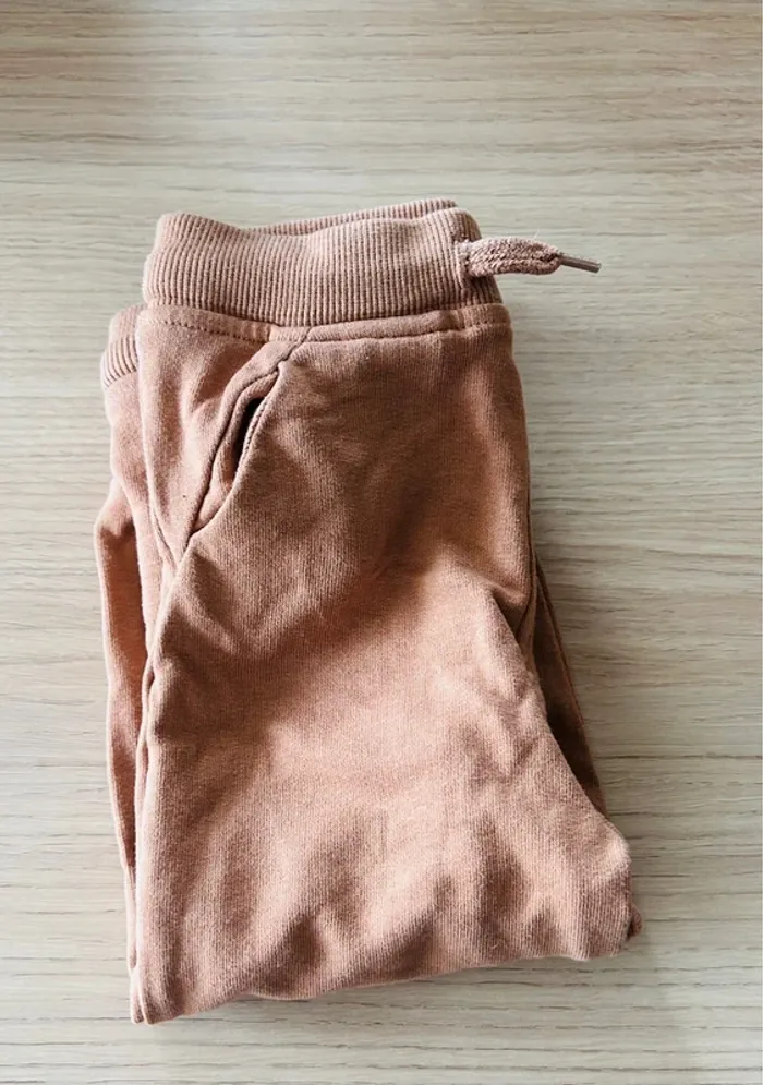 Pantalon jogging camel