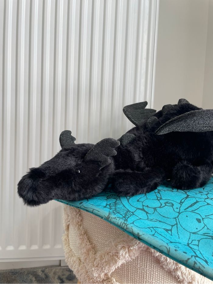 Peluche JELLYCAT LARGE ONYX DRAGON 🖤 - photo numéro 6