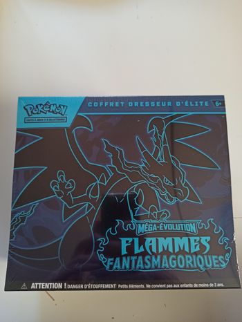 ETB Pokémon Méga Évolution Flamme Fantasmagorique - Neuf & Scellé 