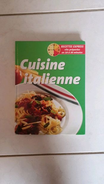 Livre Cuisine Italienne express  VINT