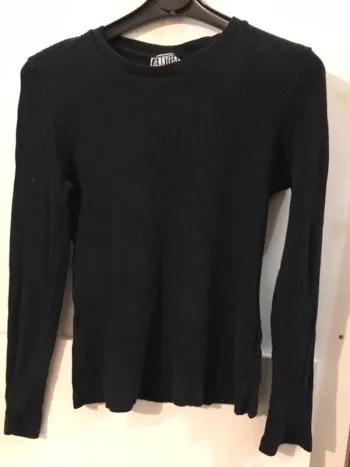Haut unisex été Jennifer noir manche longue taille L