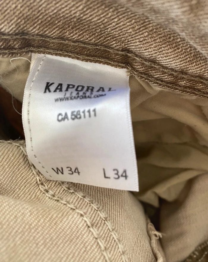 Jean taille w34 l34 marque kaporal - photo numéro 3