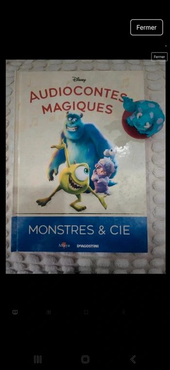 22ème audioconte magique collection altaya deagostini livre et figurine disney audio conte