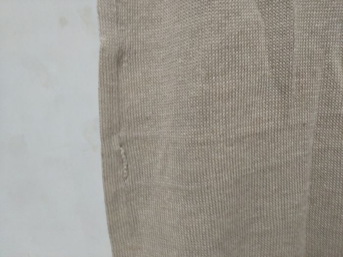 Robe en lin blanc cassé L - photo numéro 3