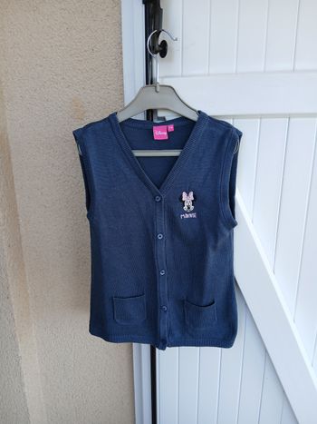 Gilet sans manches filles disney 7/8 ans