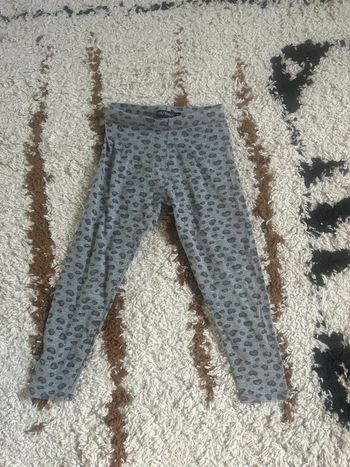 Legging léopard gris