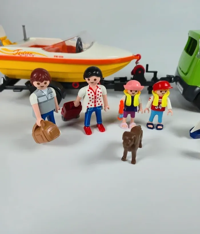 Playmobil Voiture avec Remorque pour bateau - photo numéro 2