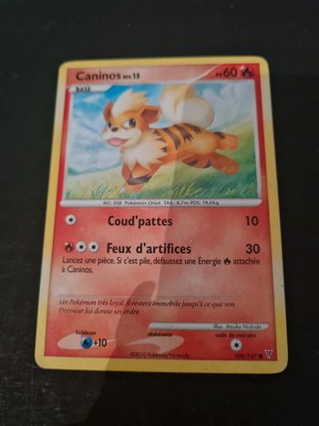 Carte pokémon Caninos 108/147