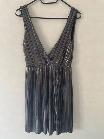 Robe plissée métallisée Oh My Love London - Bon état