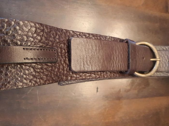 Ceinture en cuir Marron WE 95cm - photo numéro 11