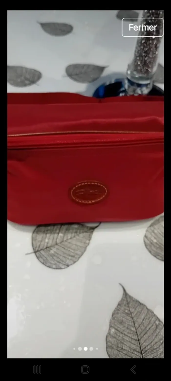 Banane longchamp rouge - photo numéro 5