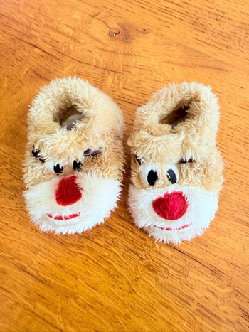 Chaussons Rennes de Noël