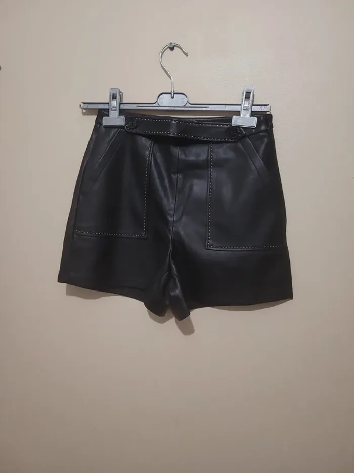 short en simili cuir Morgan de toi taille 34