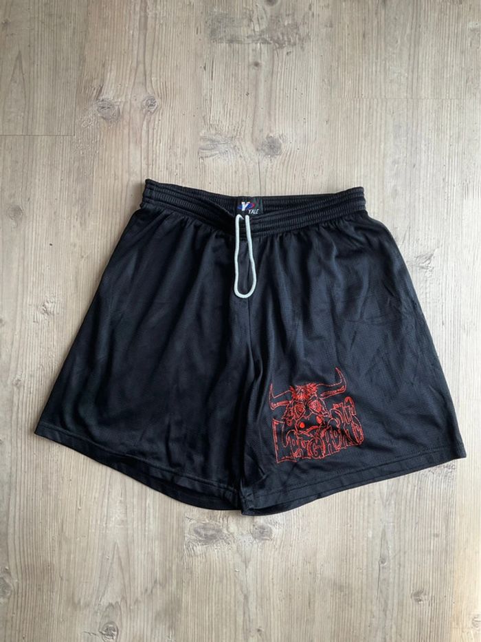 Short léger de sport noir pour homme Yale Longhorns fabriqué aux USA taille M 372 - photo numéro 2
