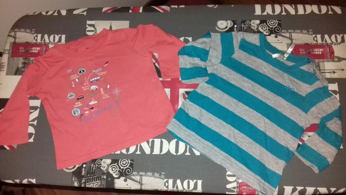 Lot T-shirts longue manche