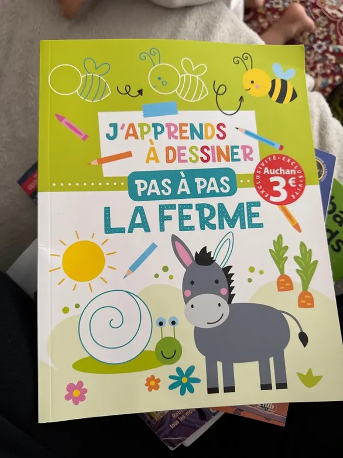 Livre d’exercice, j’apprends à dessiner pas à pas