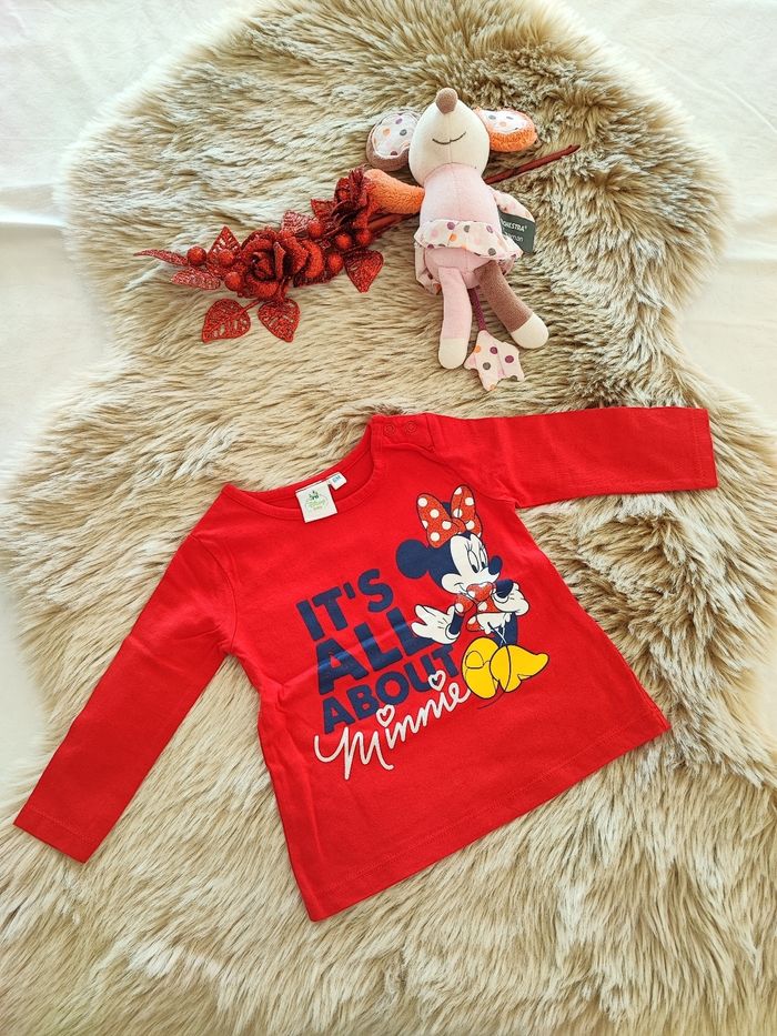 Ensemble Minnie robe jeans 6 mois - photo numéro 3