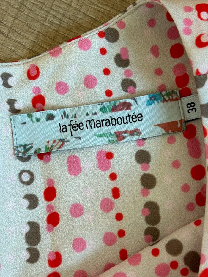 Robe imprimée sans manches La Fée Maraboutée taille 38 jamais portée - photo numéro 14