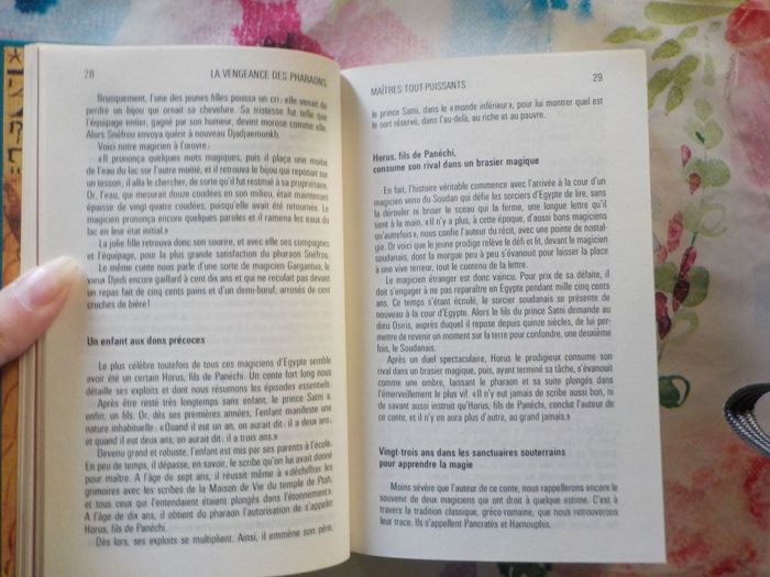 LA VENGEANCE DES PHARAONS de Yves NAUD Ed. Famot - photo numéro 7