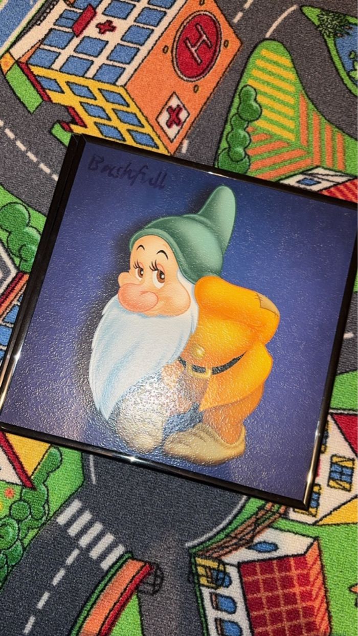 Lot de 2 cadre Disney Joyeux et timide - photo numéro 2