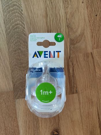 Lot de 2 tétines Philips Avent Airflex 1 mois et plus