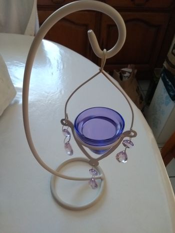 lot de deux supports de bougies