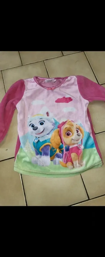 Haut de pyjama fille 5 ans