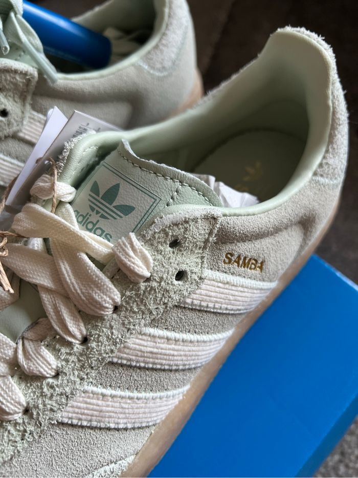 Adidas Sambae Linen Green Gum - photo numéro 2
