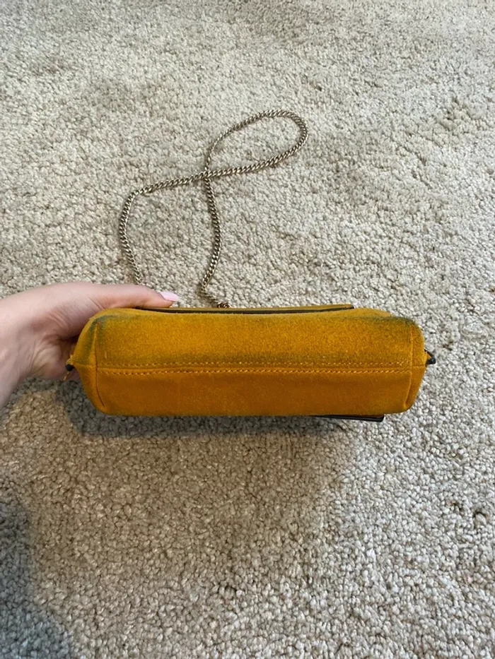 Sac nubuk jaune Mango - photo numéro 5