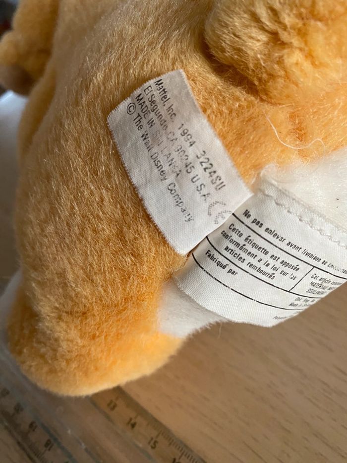Peluche Disney Mattel 1994 roi lion King lionceau Simba bébé - photo numéro 8