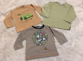 Lot de 3 t-shirt manche longues - 9 mois