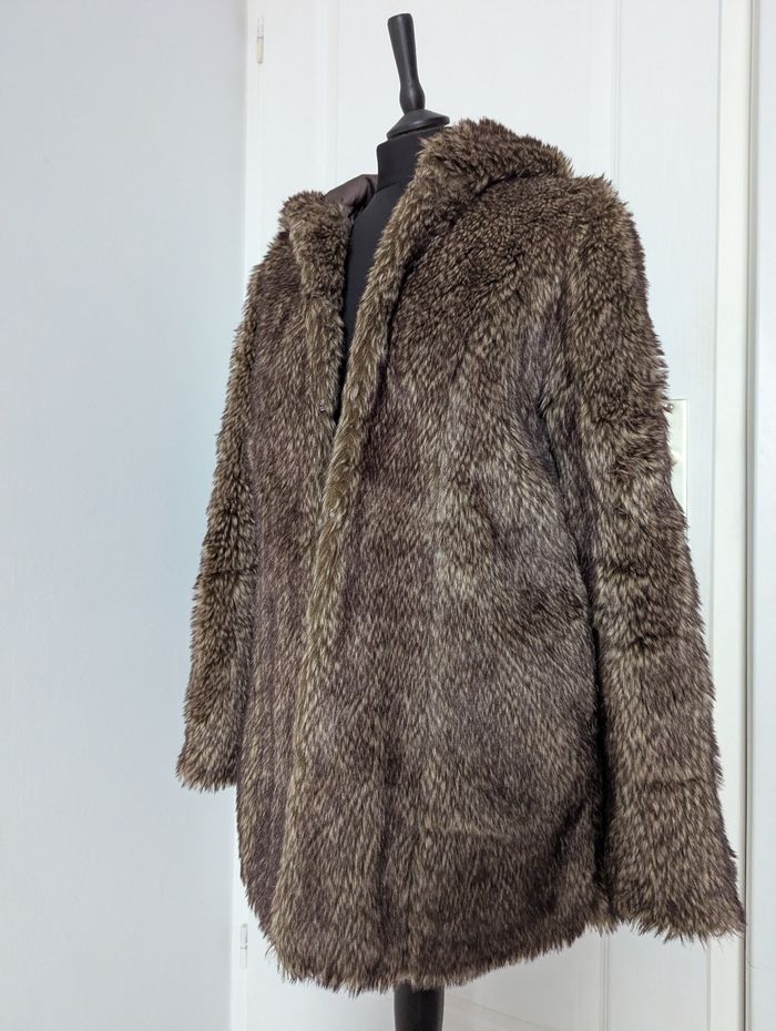 Manteau fausse fourrure etam - photo numéro 3