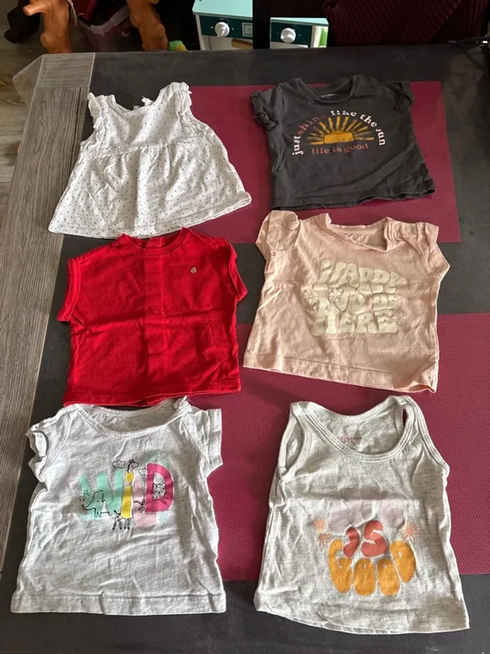 Lot tee-shirts 3 mois