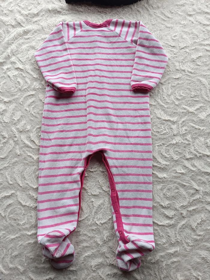 Pyjama grenouillère velours Fille 18 mois Petit bateau - photo numéro 7