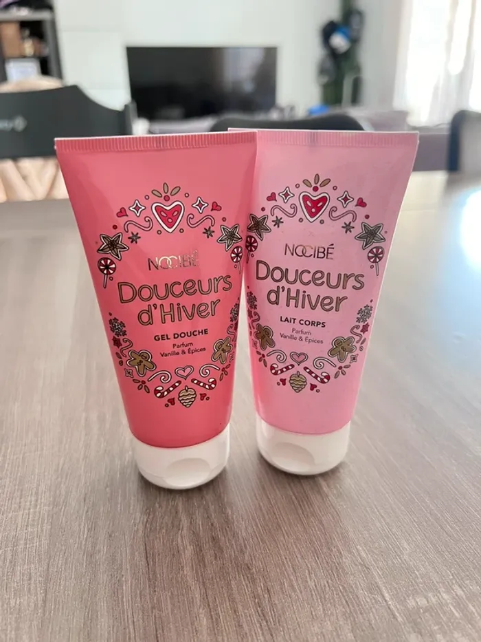 Nocibe gel douche et lait corps douceurs d’hiver neuf