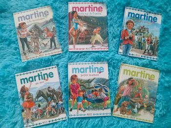 Lot de 6 livres Martine tbe