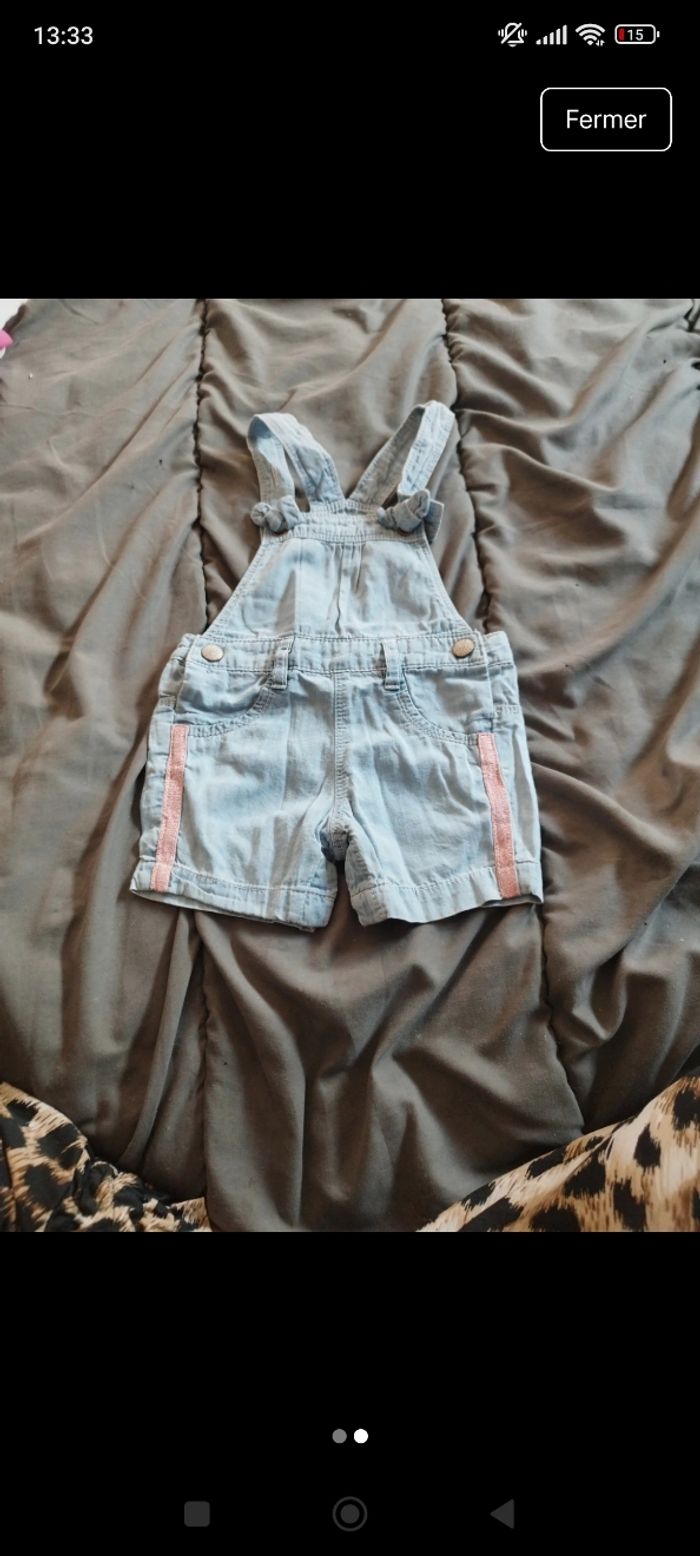 Lot de robes et salopette bébé fille 6 mois - photo numéro 10