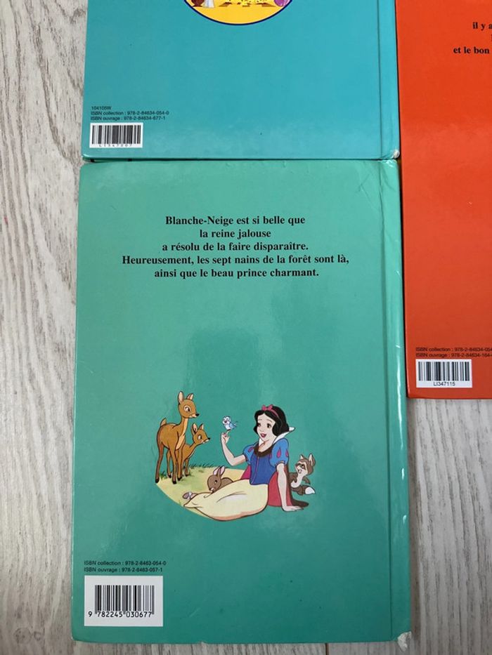 Lot 3 livres Disney - photo numéro 3