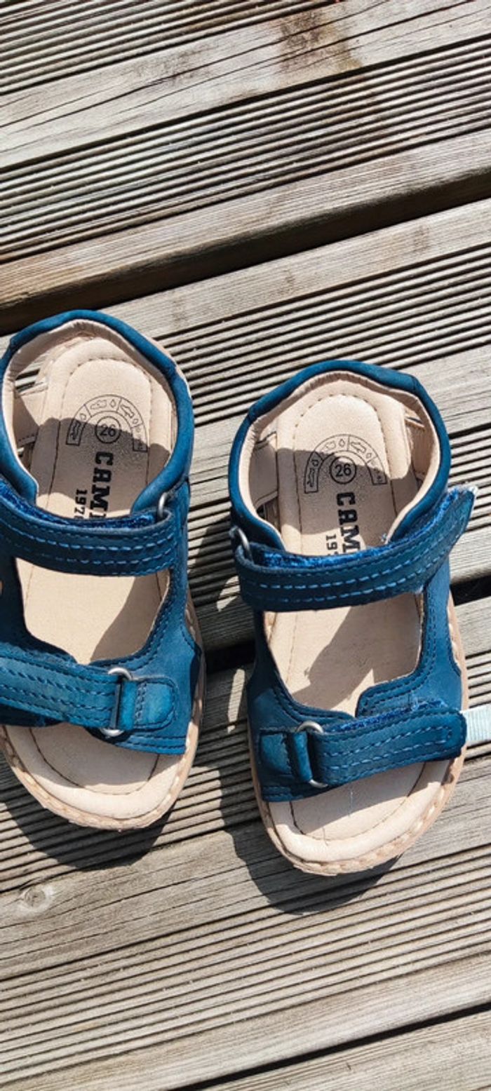 Sandales bleu marine - photo numéro 4